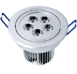 LED Embedded Spotlight 5w AC 100-260v 220lm 6000k 60°